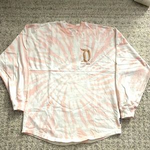 Disneyland Spirit Jersey (Pink Tie Dye with Rose Gold)